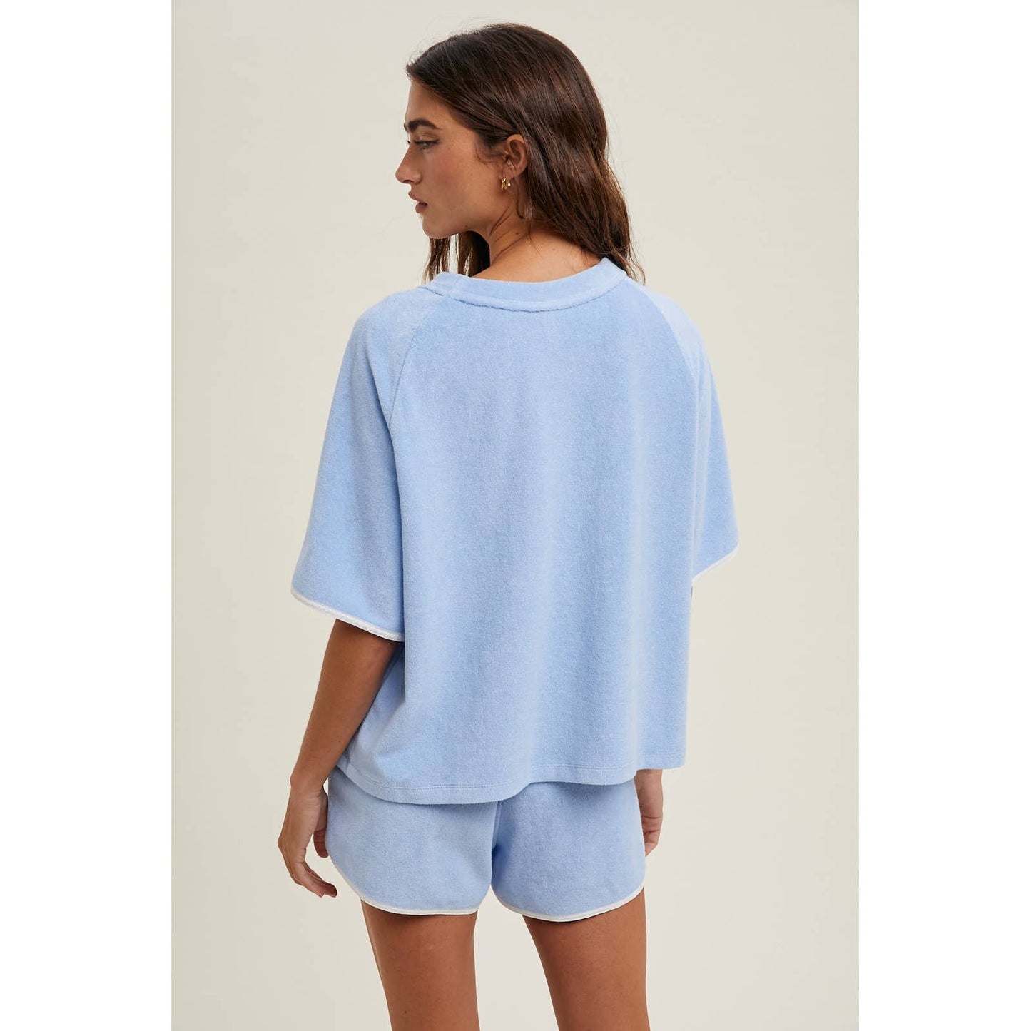 TERRY TOP AND SHORTS SET