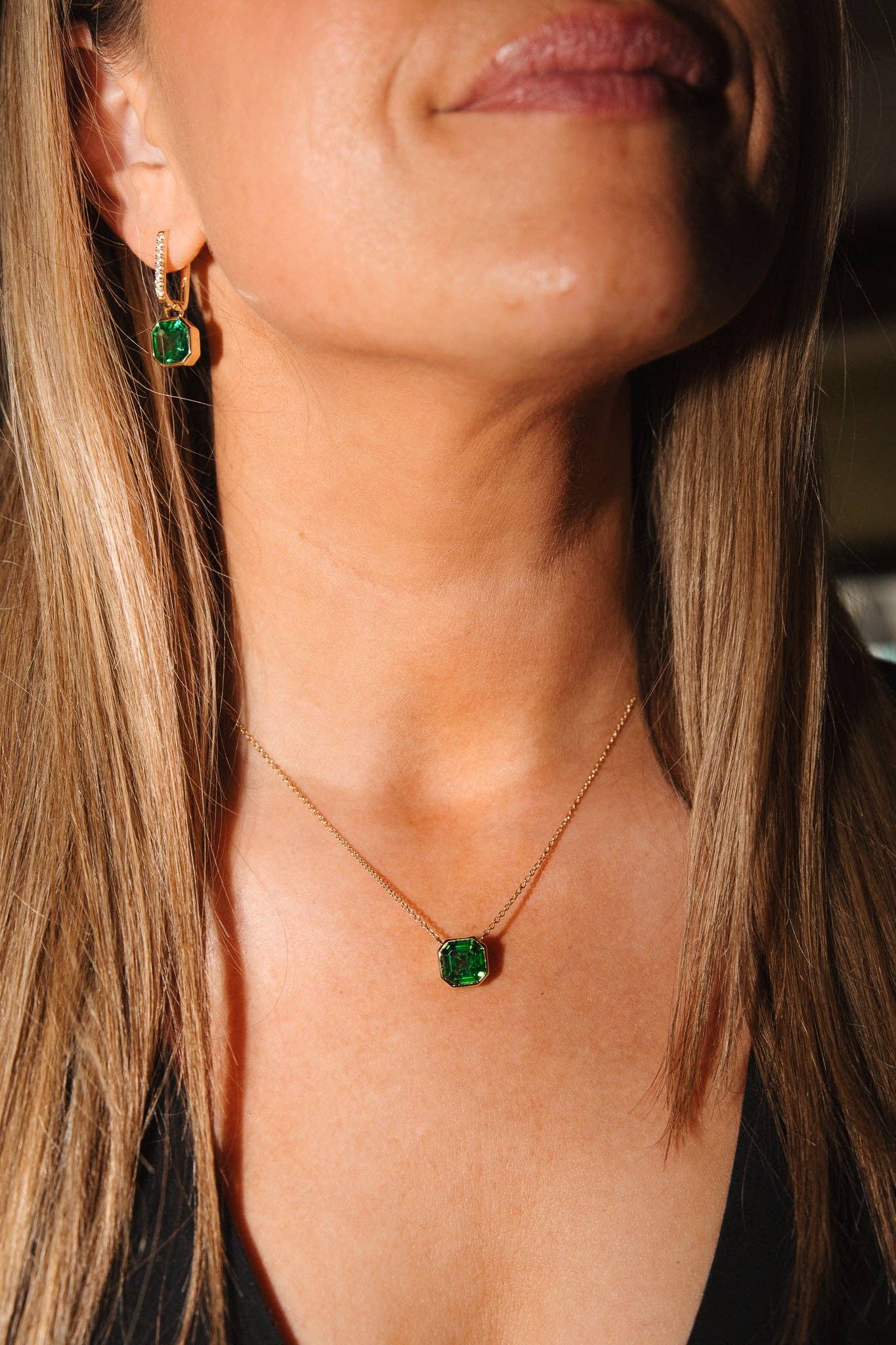 Luxe Asscher Necklace