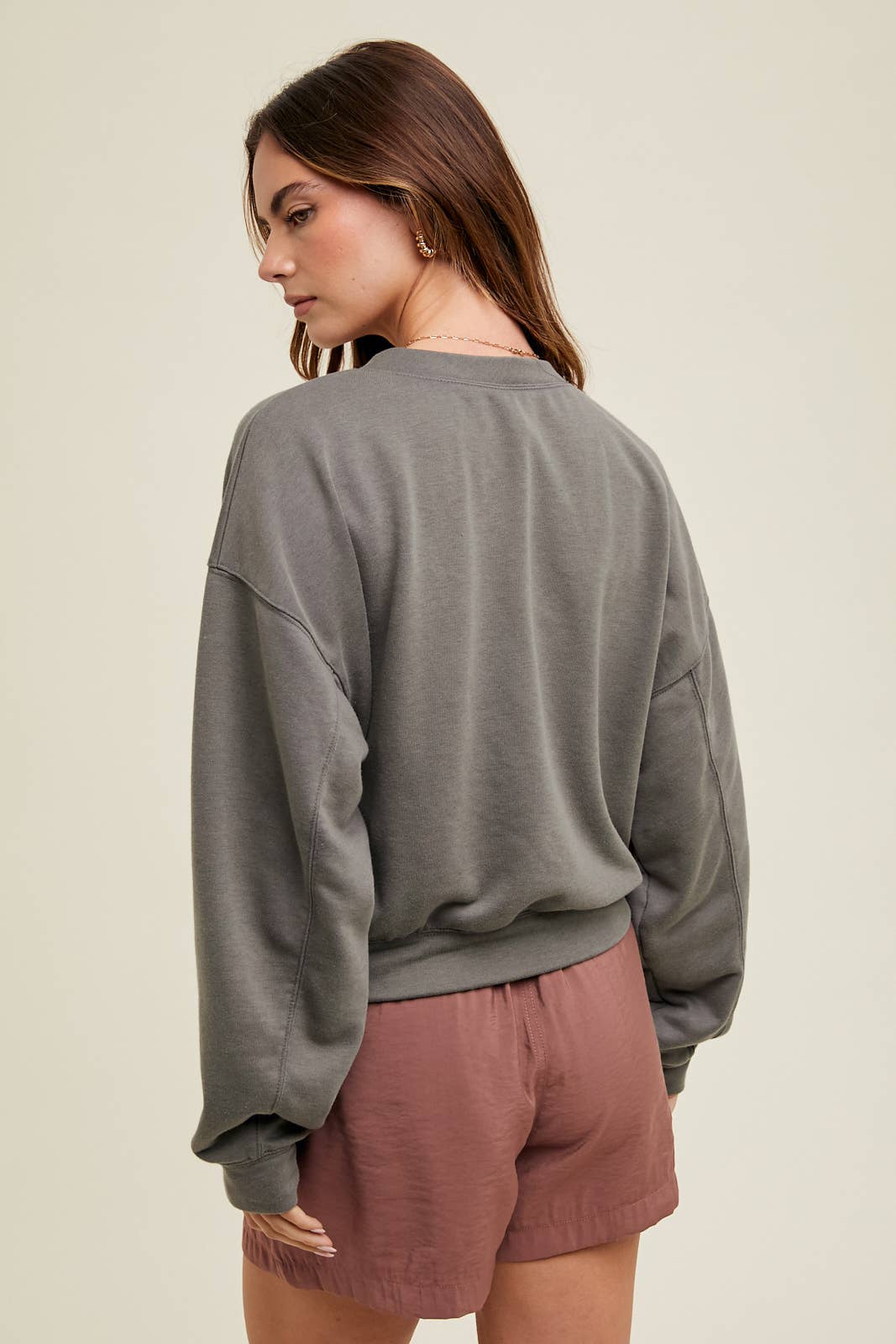 URBAN EASE CROP SWEATSHIRT