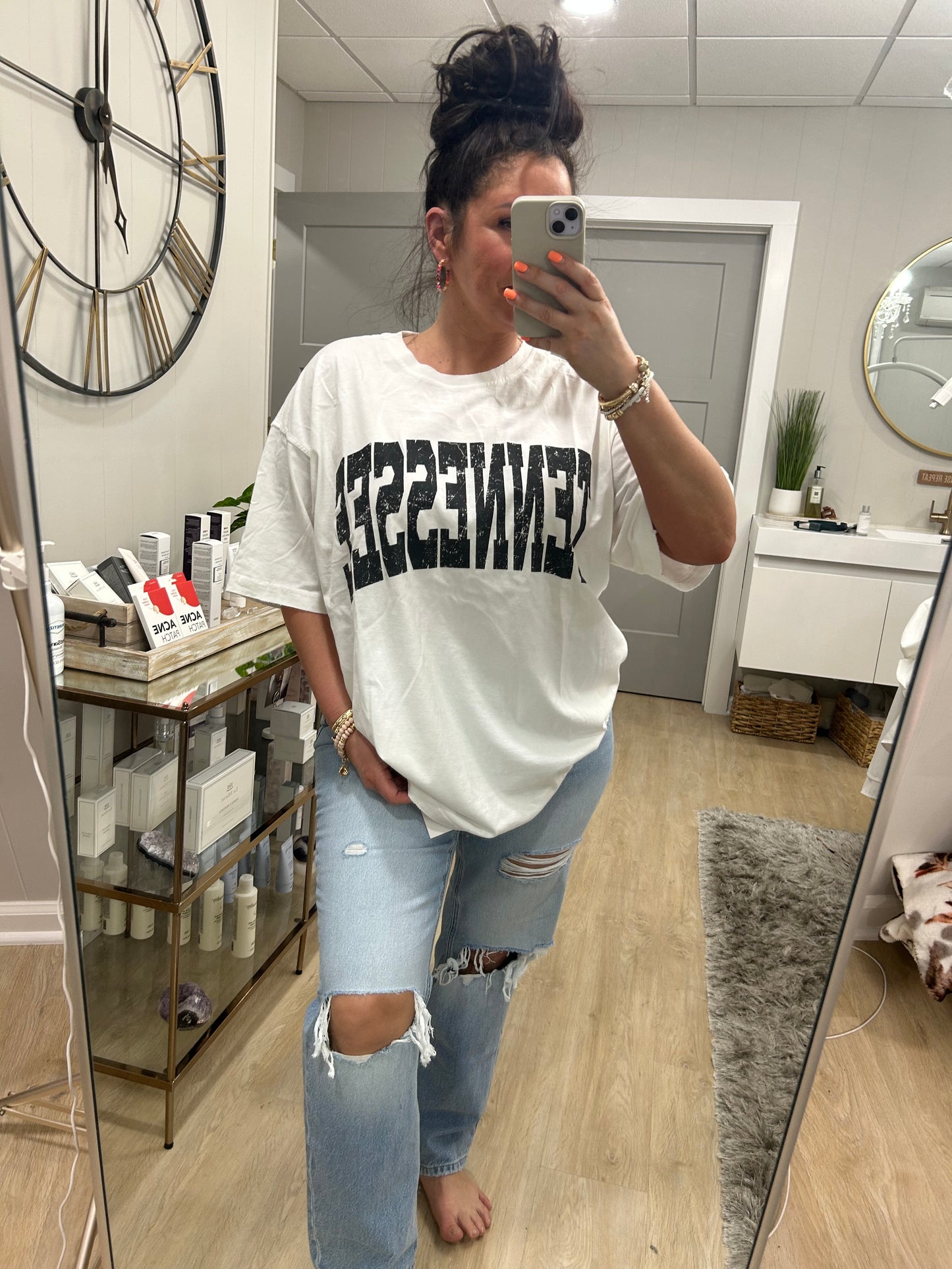 Tennessee Oversized Vintage Graphic Top
