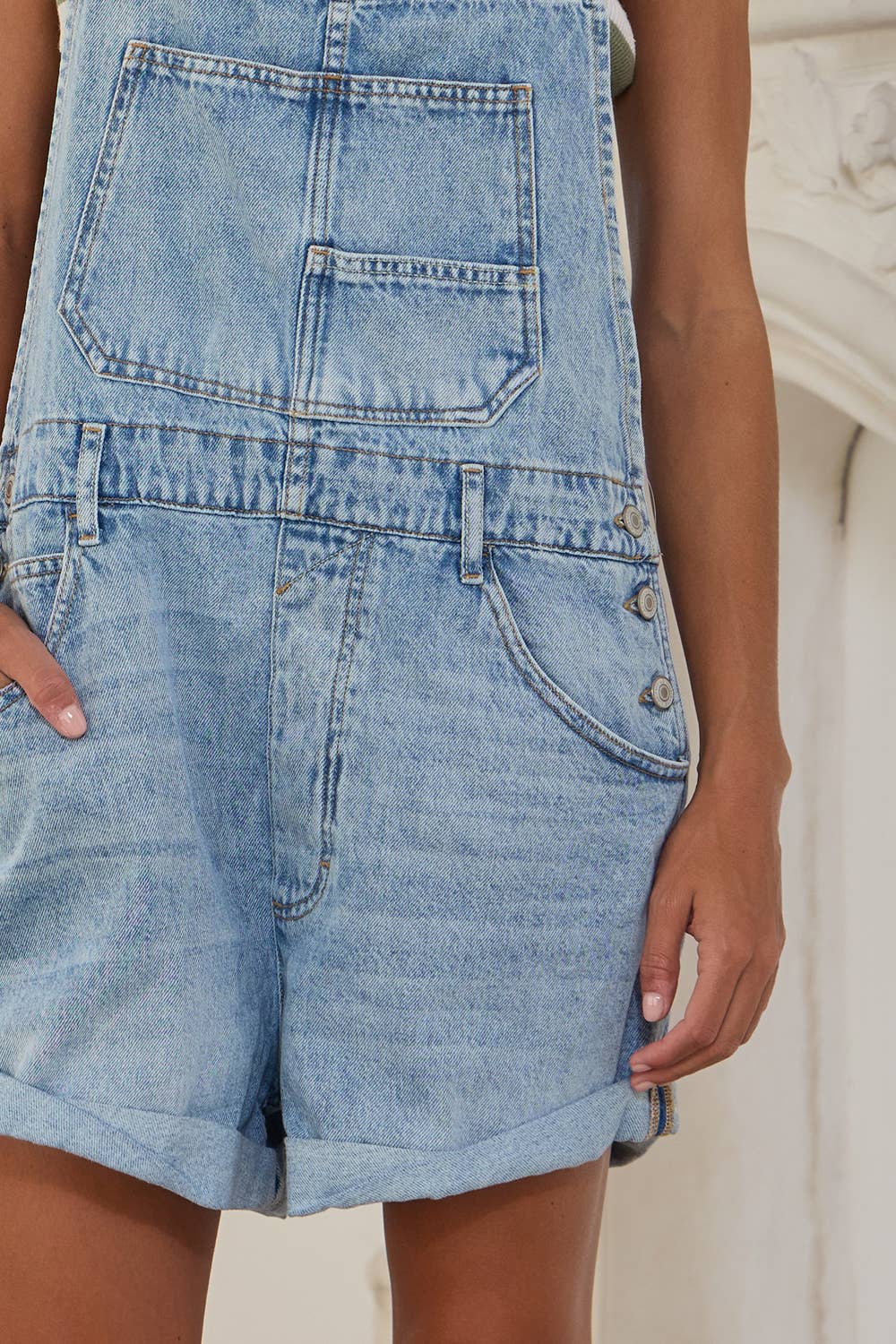 Denim Overalls