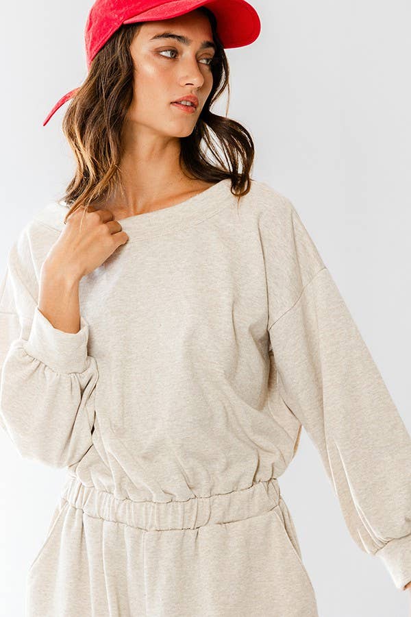 Amber Cut Out Back Knit Jumpsuit