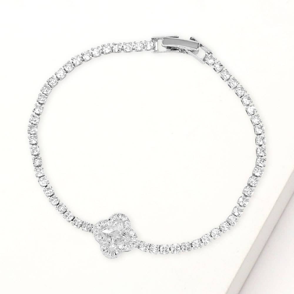 Clover Tennis Bracelet