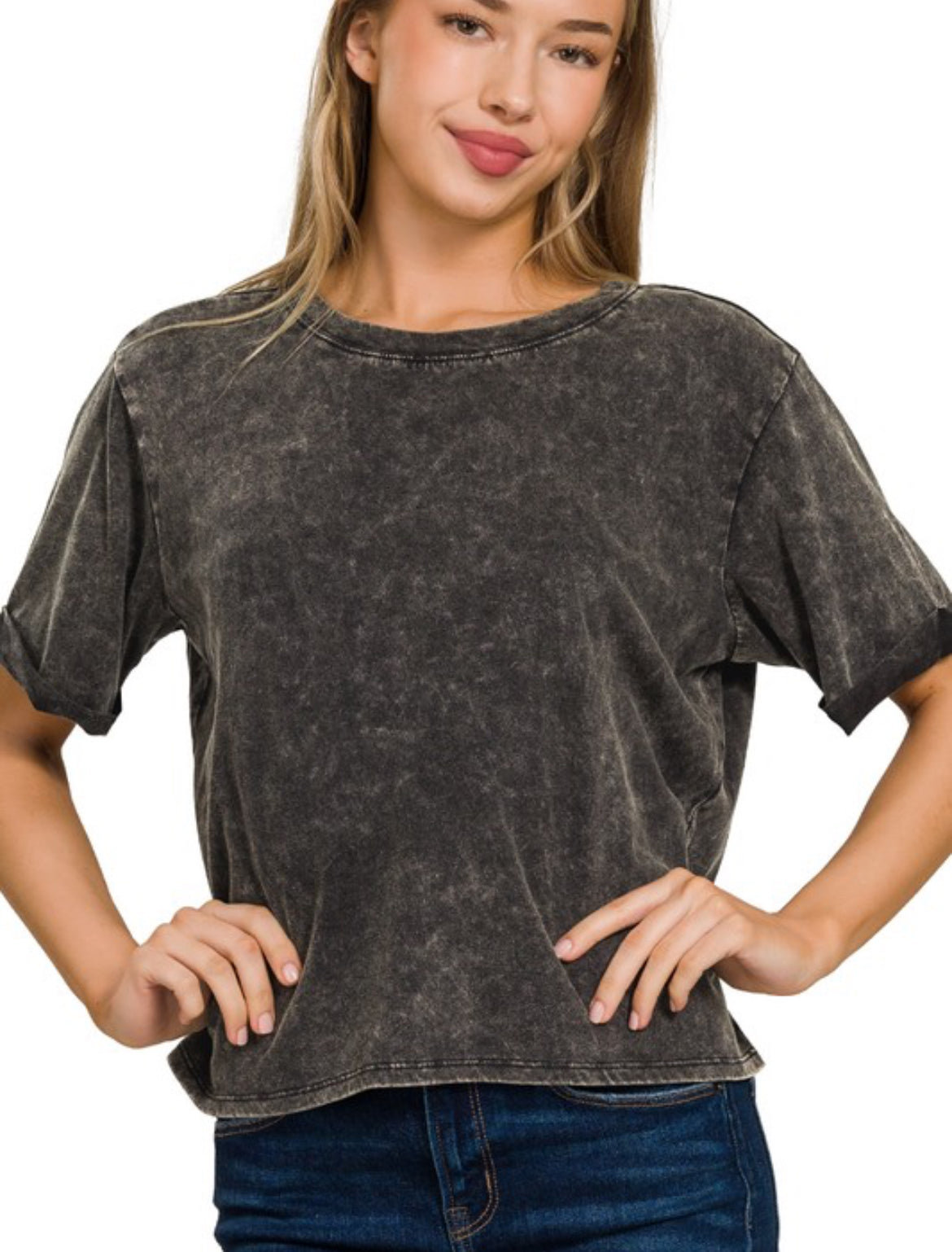 Acid Wash Top (2 Colors)
