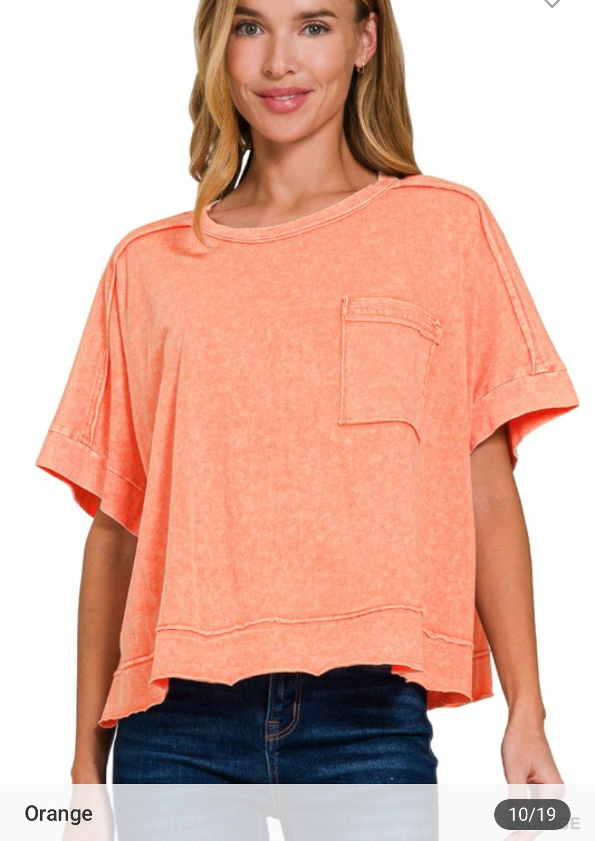Halo oversized box tee