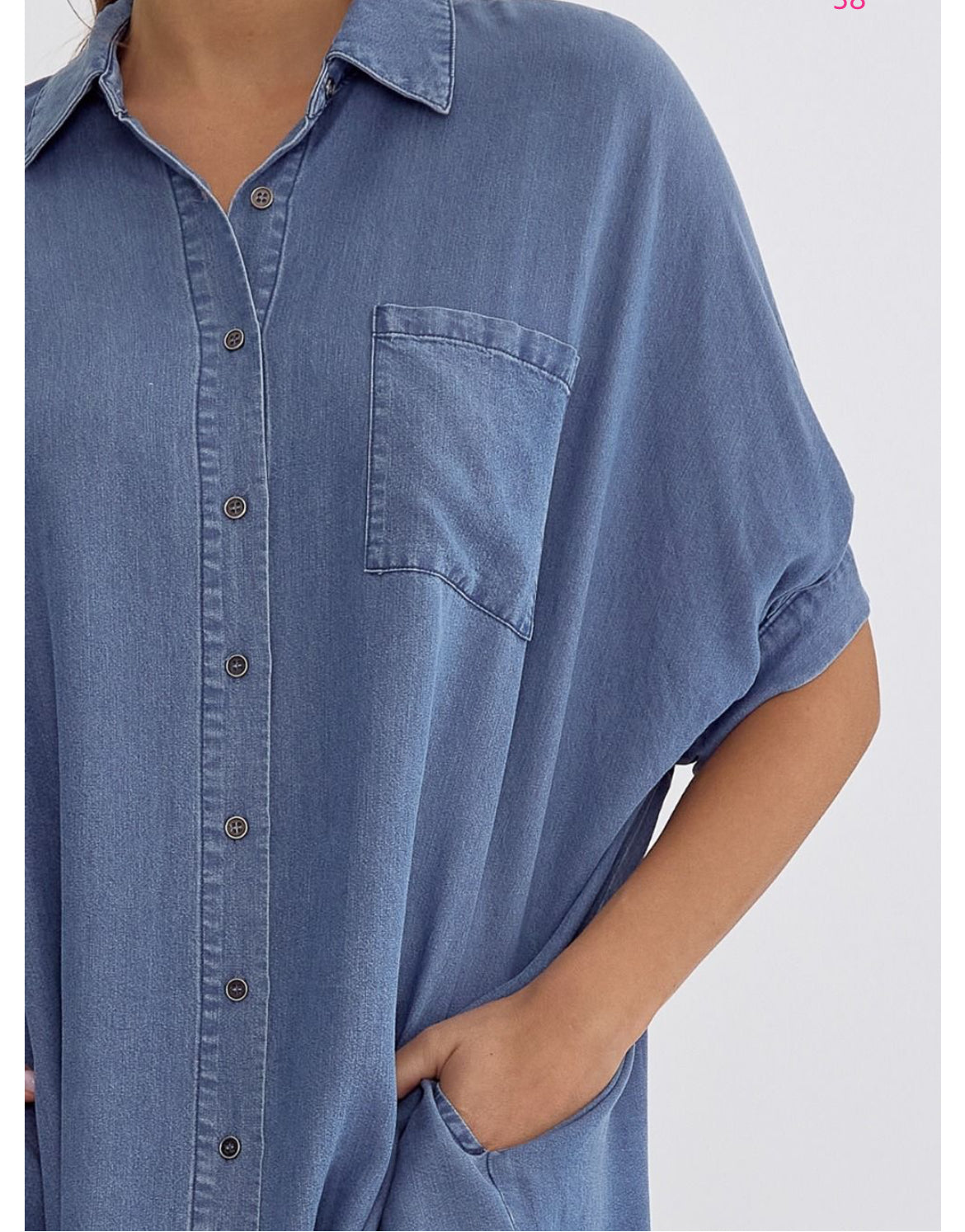 Cori Denim Blue Dress