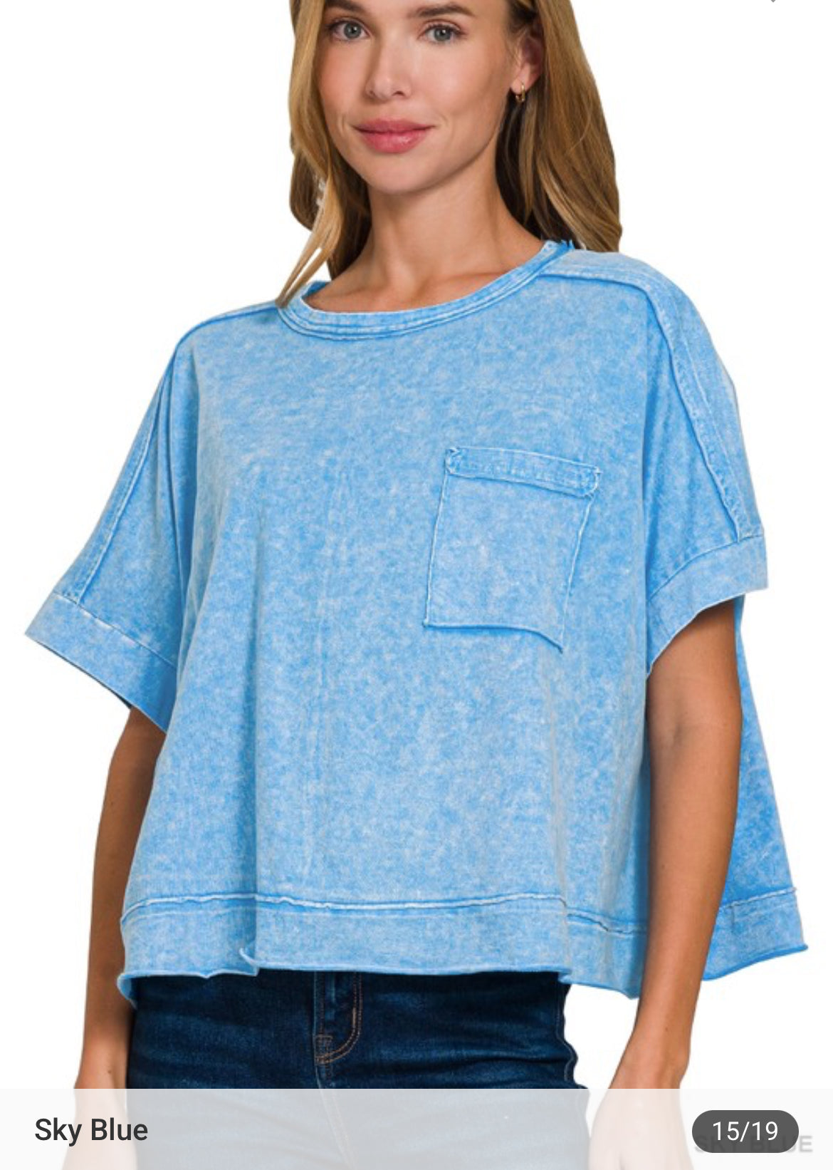 Halo oversized box tee