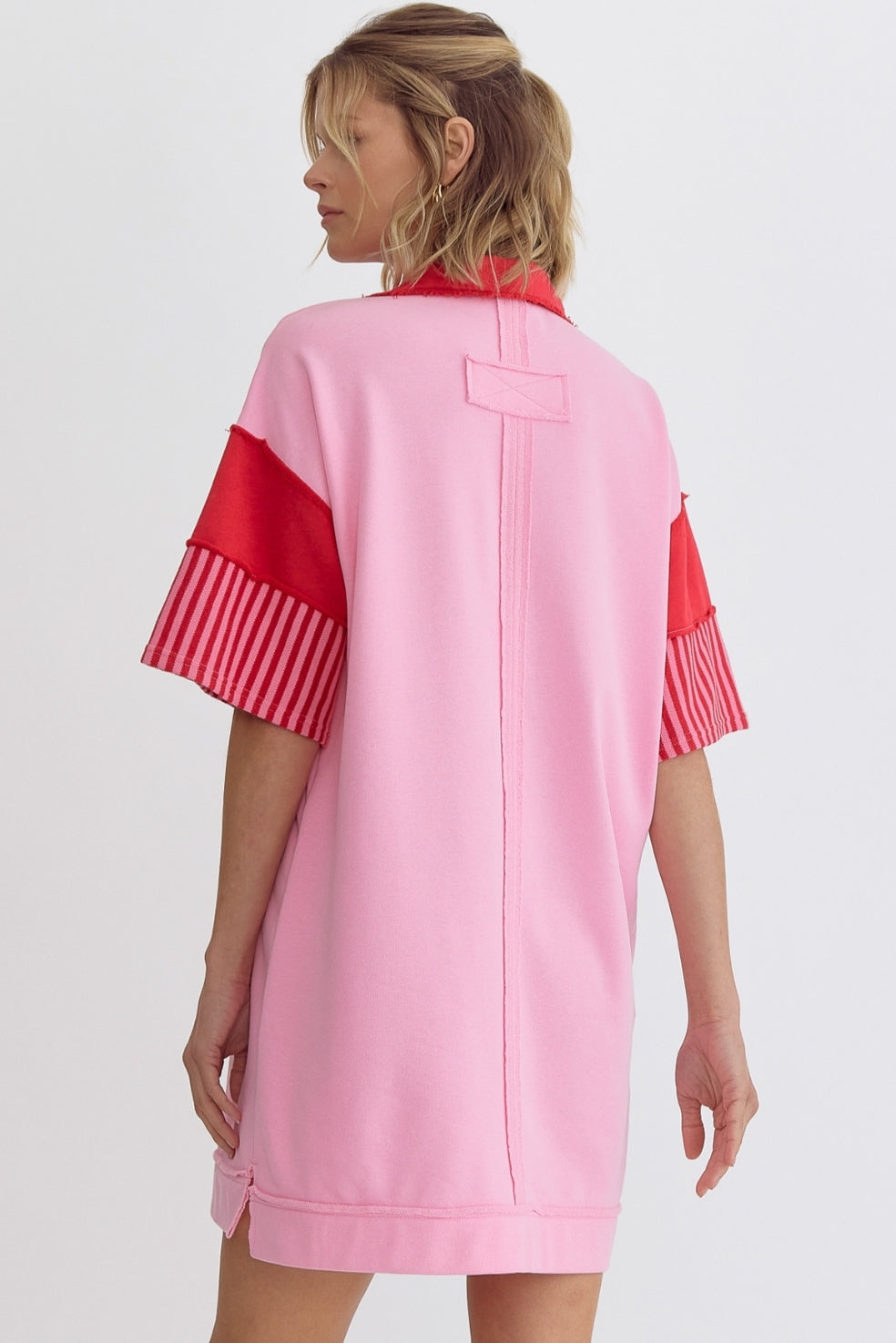 Colorblock T-shirt Dress