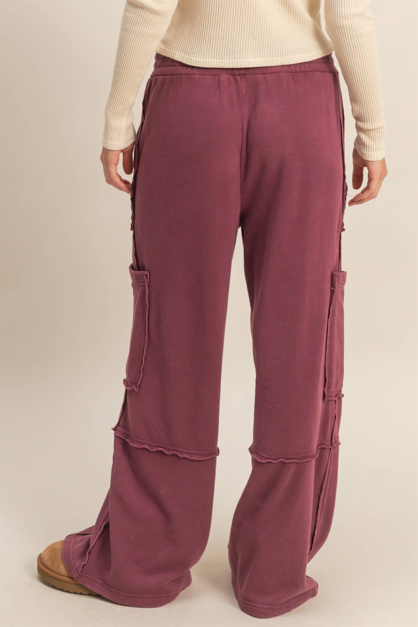 Mineral Washed Oversized Utility Sweatpants