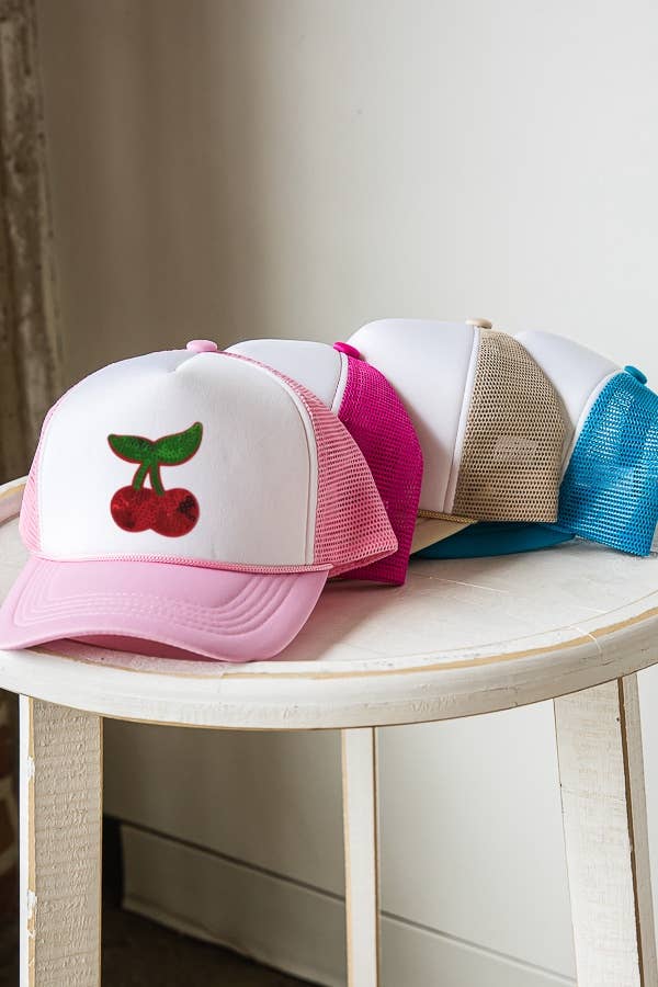 Cherry Patch Summer Trucker Hat