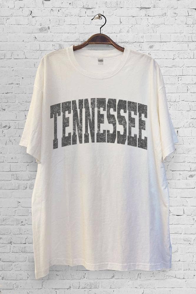 Tennessee Oversized Vintage Graphic Top