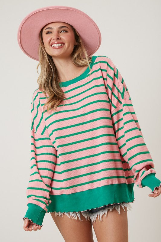 Strawberry shortcake pullover