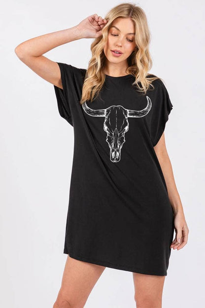 Longhorn Vintage Graphic Tunic