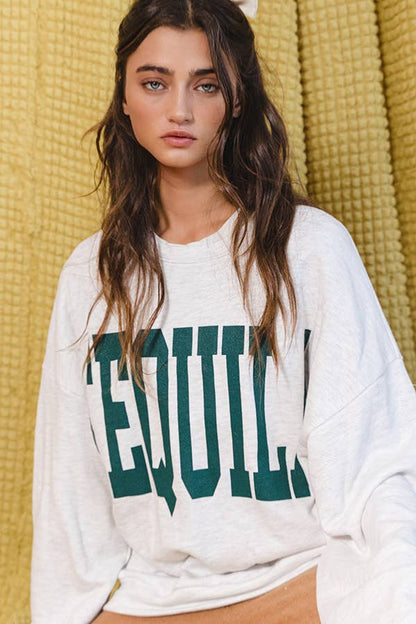 ‘TEQUILA' Graphic Sweatshirt