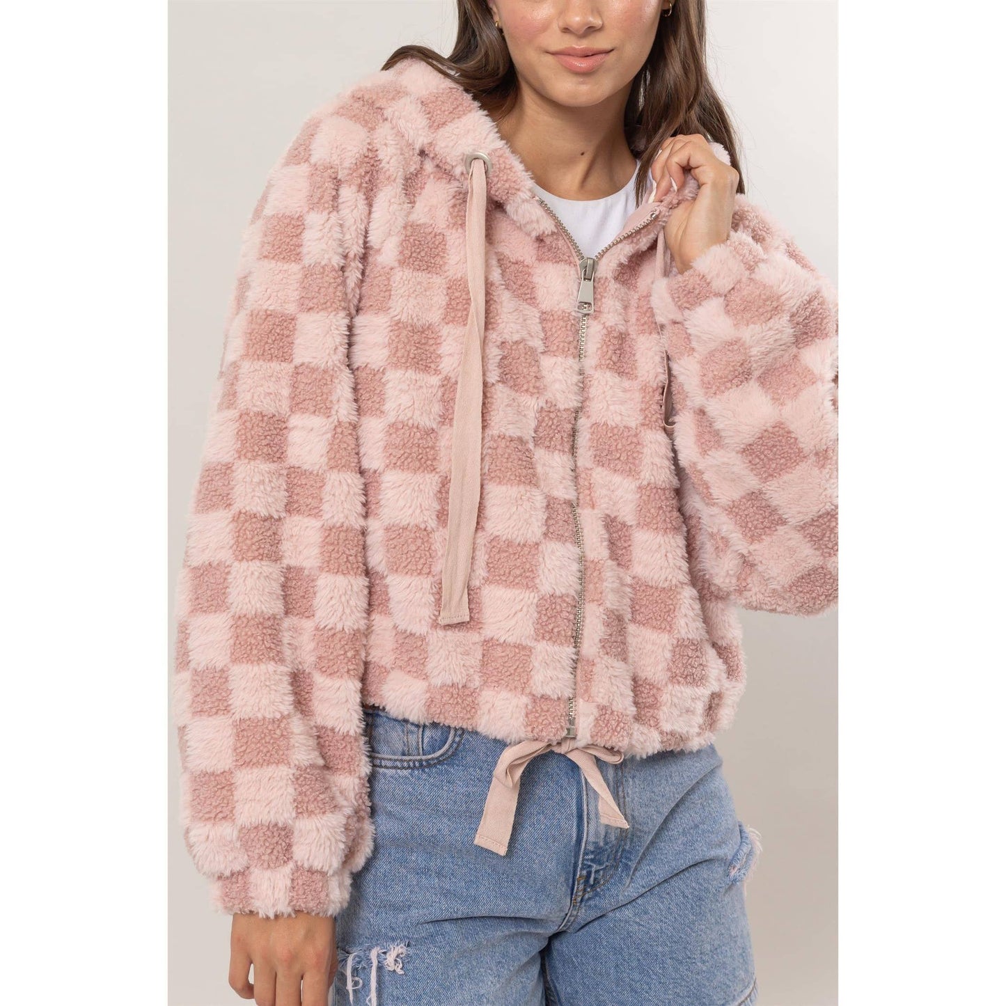 Sherpa Checkered Jacket