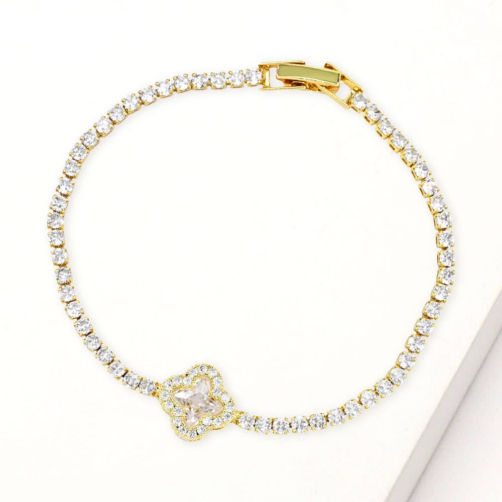Clover Tennis Bracelet
