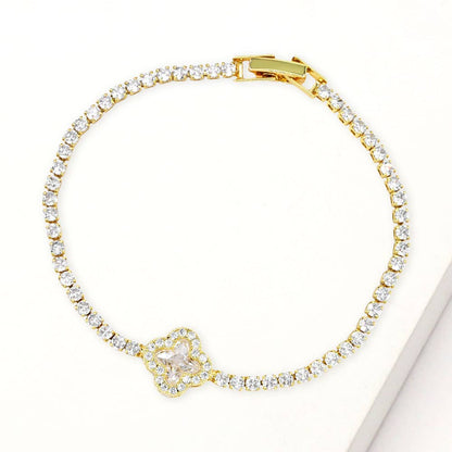 Clover Tennis Bracelet