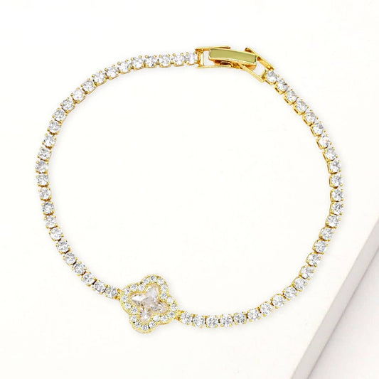 Clover Tennis Bracelet