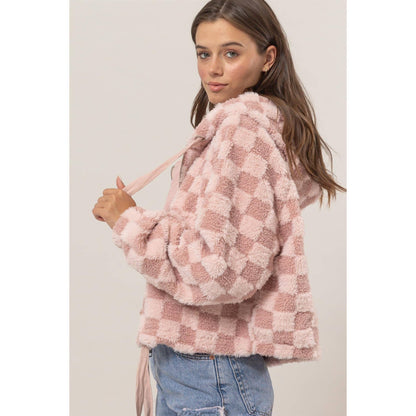 Sherpa Checkered Jacket