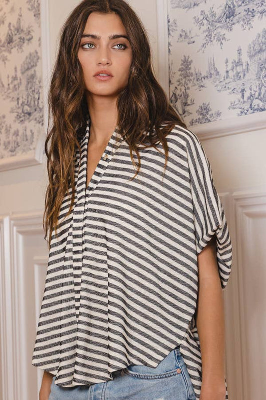 Steph Striped Top