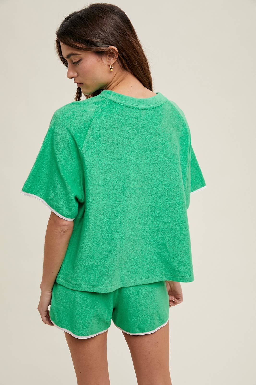 TERRY TOP AND SHORTS SET