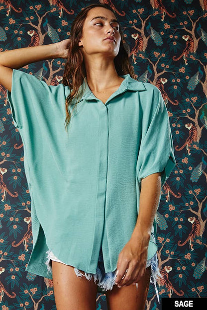 Lemon Dolman Sleeve