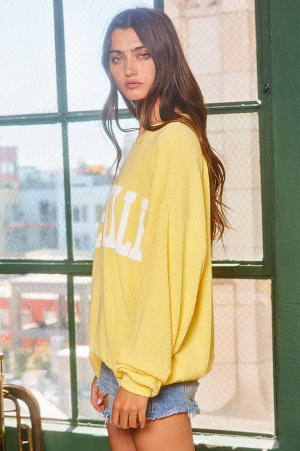'NASHIVILLE' Oversize Graphic Sweatshirt