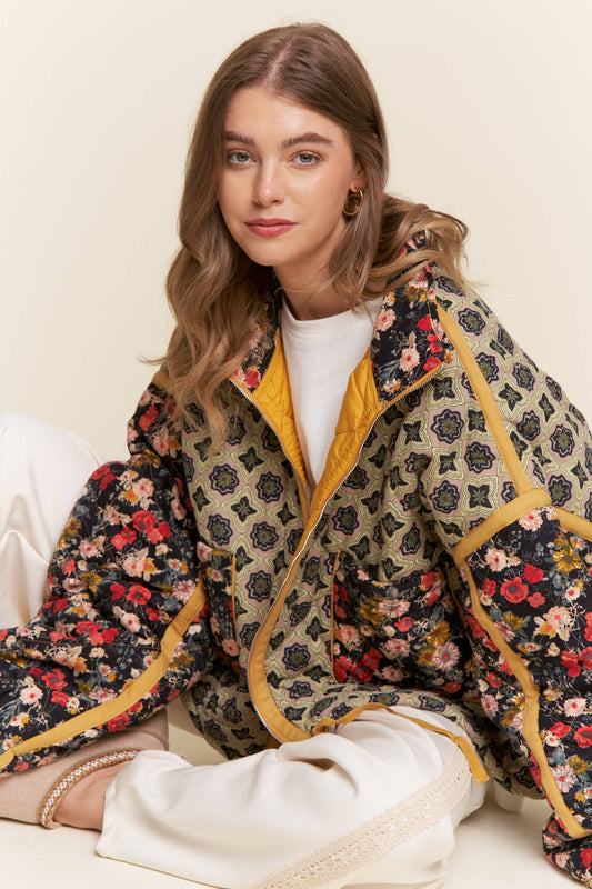 Floral Padded Jacket