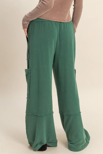 Mineral Washed Oversized Utility Sweatpants