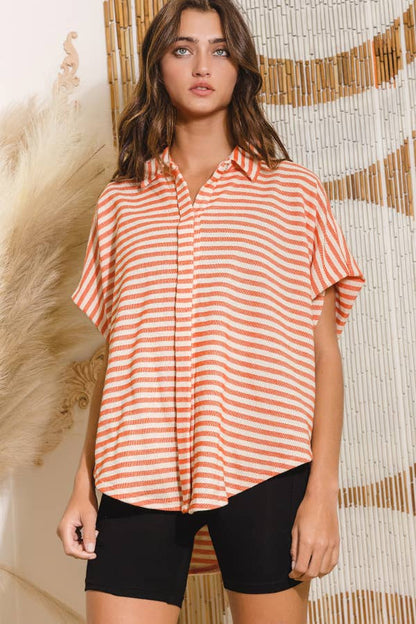 Steph Striped Top