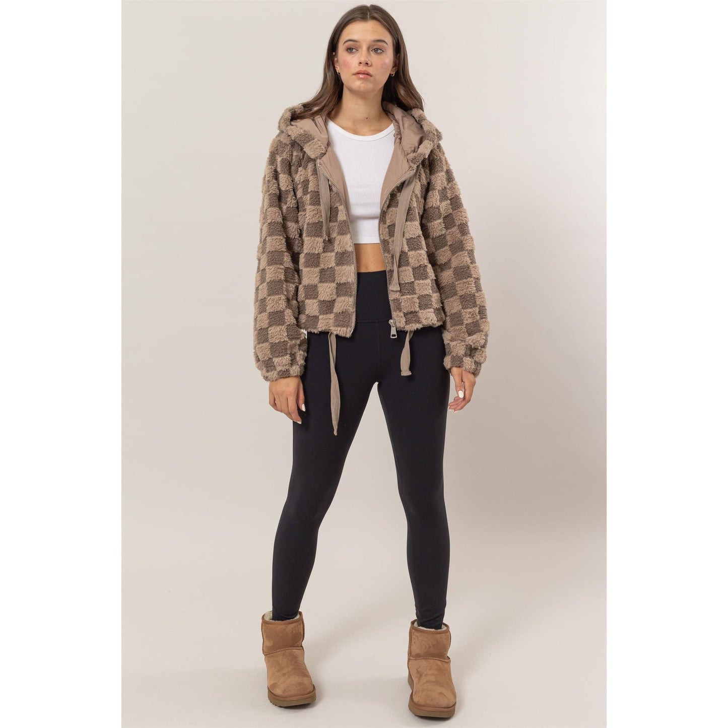 Sherpa Checkered Jacket