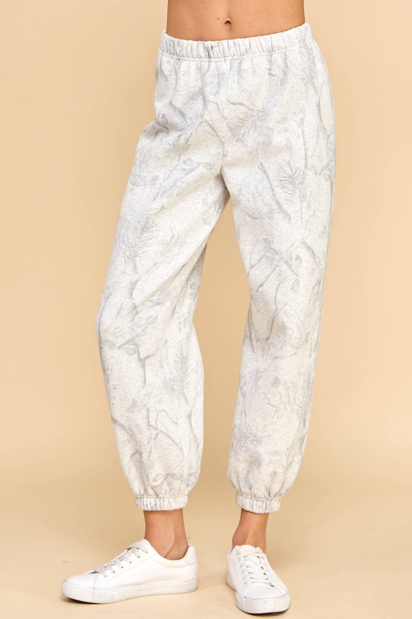 Camouflage Print Jogger Sweatpants