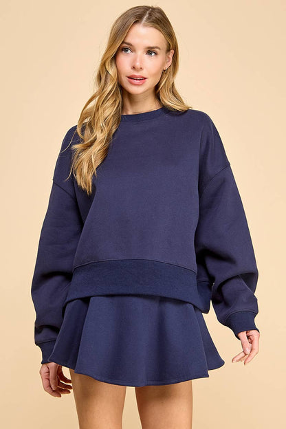 Dropped Shoulder Sweatshirt