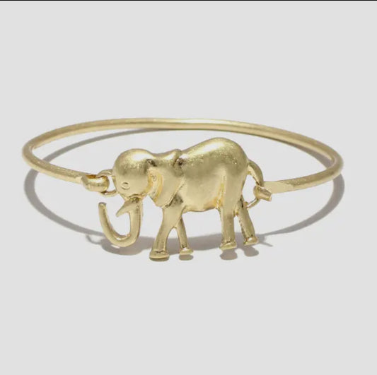 Elephant Metal Bracelet