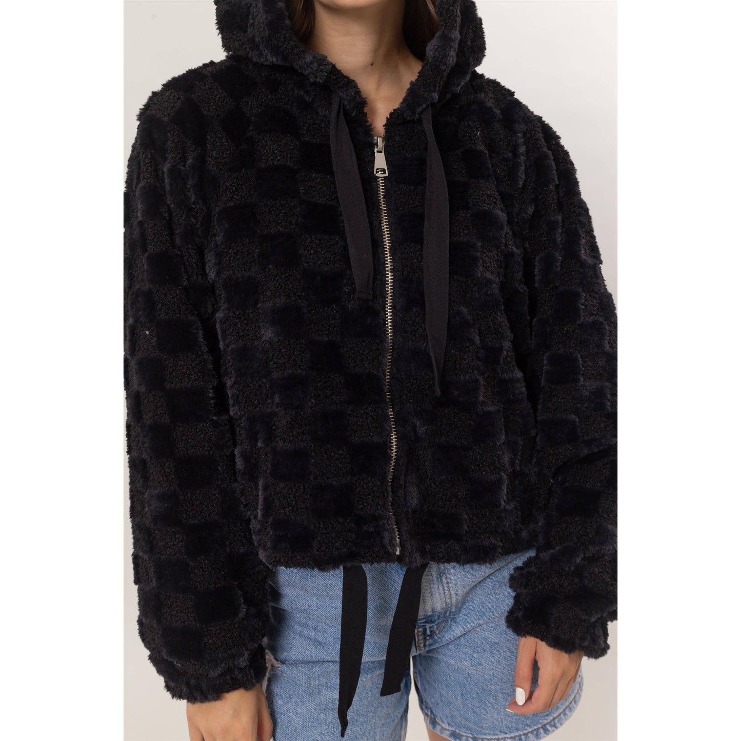 Sherpa Checkered Jacket