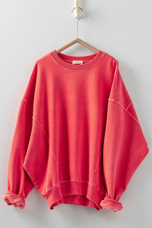 Comfort Crew Neck Organic Cotton Spring Sweatshirt