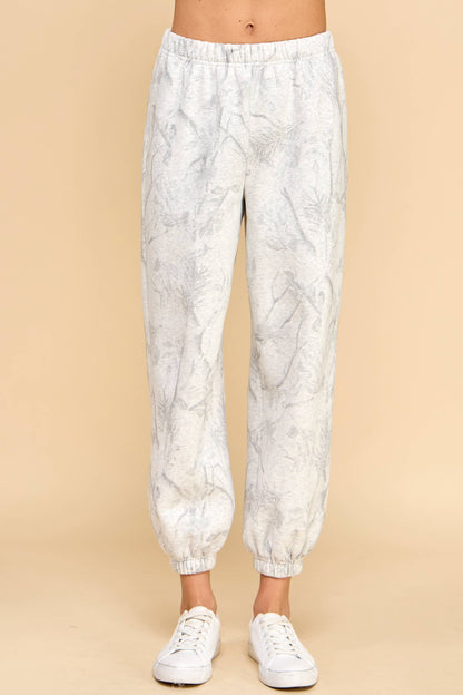 Camouflage Print Jogger Sweatpants