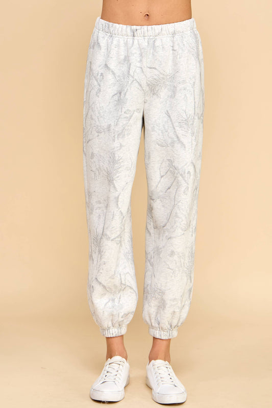 Camouflage Print Jogger Sweatpants