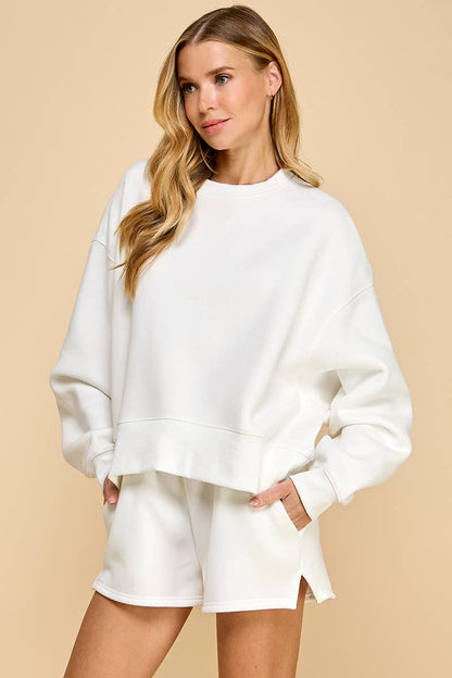 Dropped Shoulder Sweatshirt