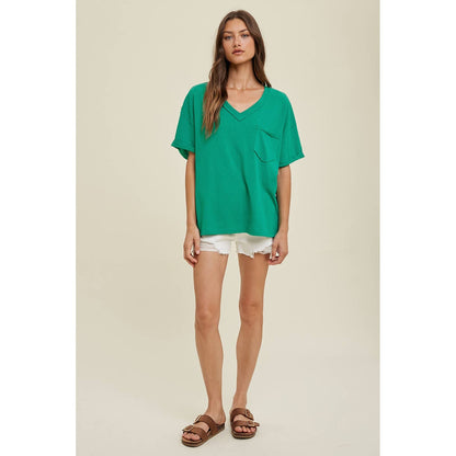 OVERSIZED COTTON KNIT TOP