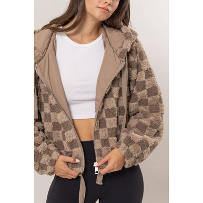 Sherpa Checkered Jacket