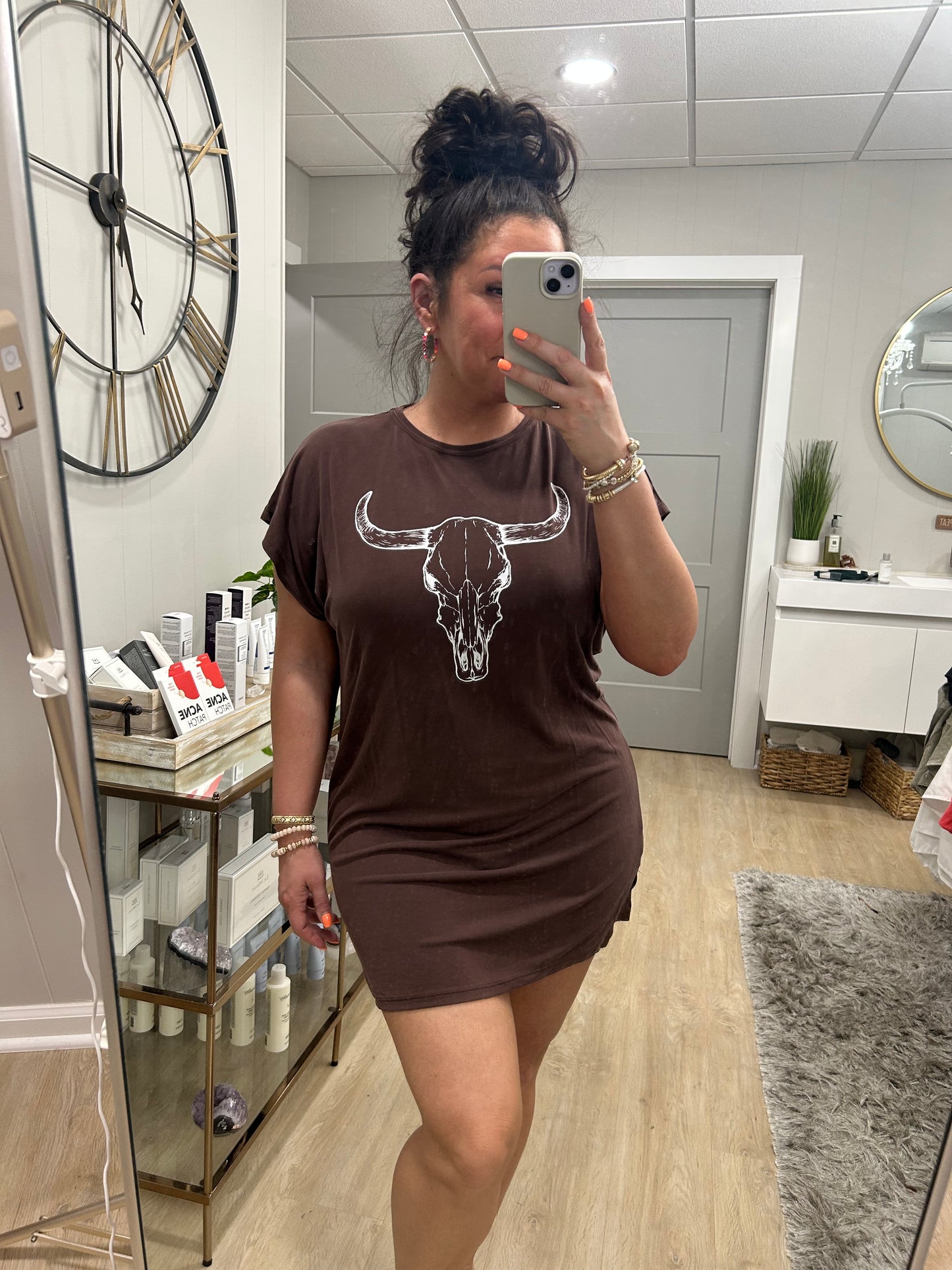 Longhorn Vintage Graphic Tunic