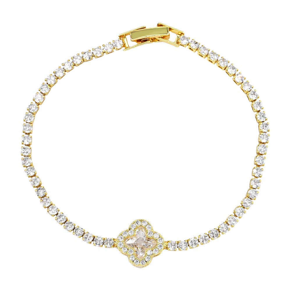 Clover Tennis Bracelet