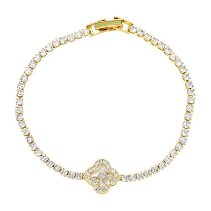 Clover Tennis Bracelet