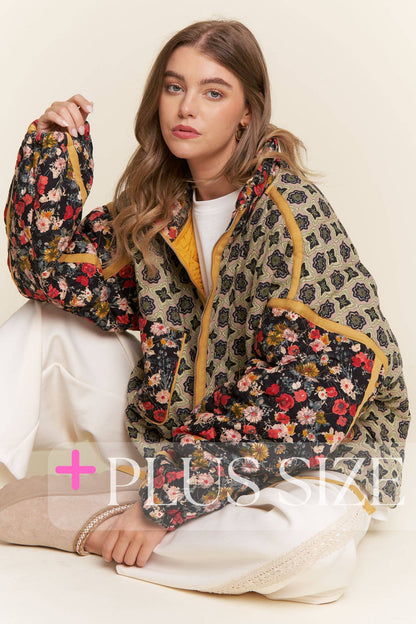 Floral Padded Jacket