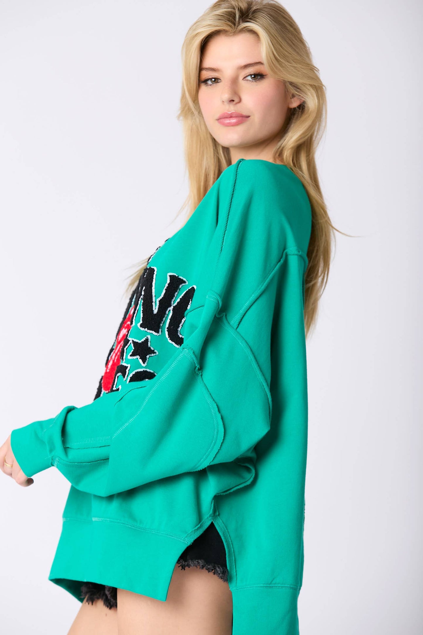 Rolling Stones Embroidery Sweatshirt