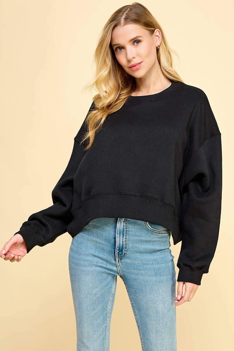 Dropped Shoulder Sweatshirt