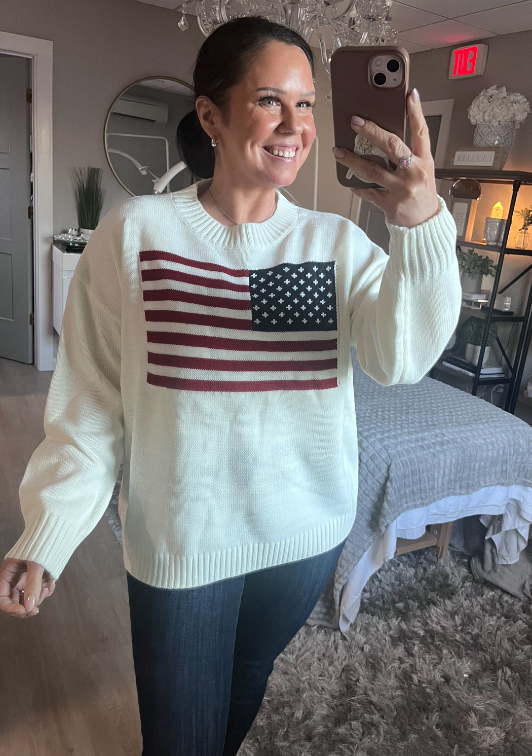 Flag sweater