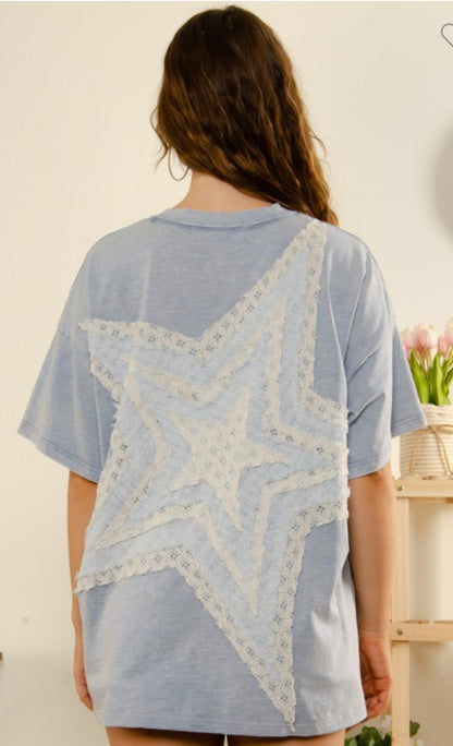 Star Patch short sleeve top