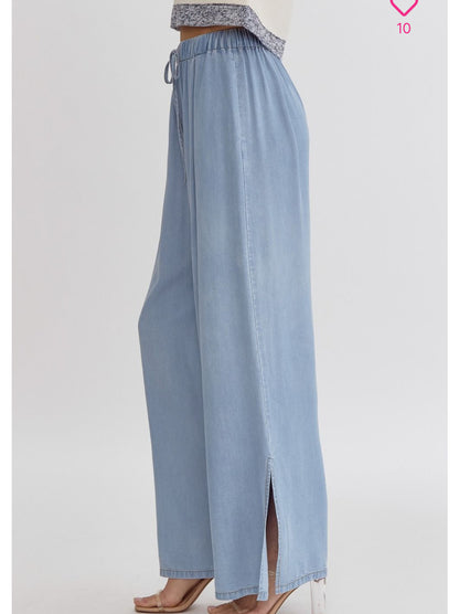 Perfect Chambray Pants